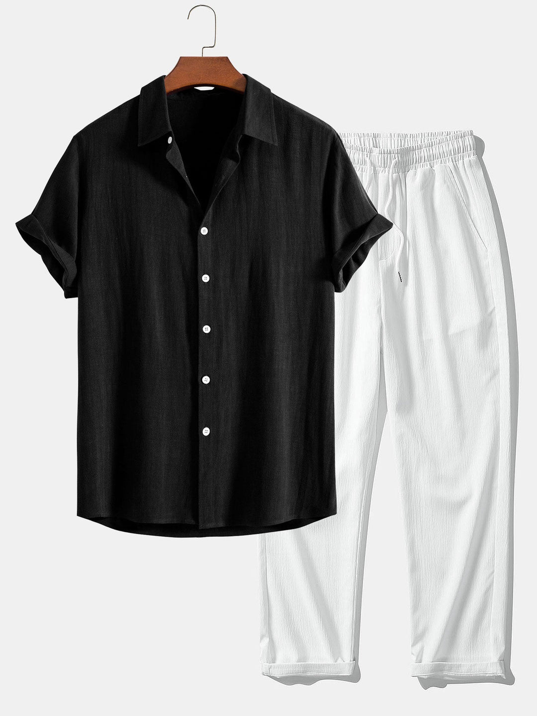 Levoire | Ensemble Classique En Lin Rayonne Noir