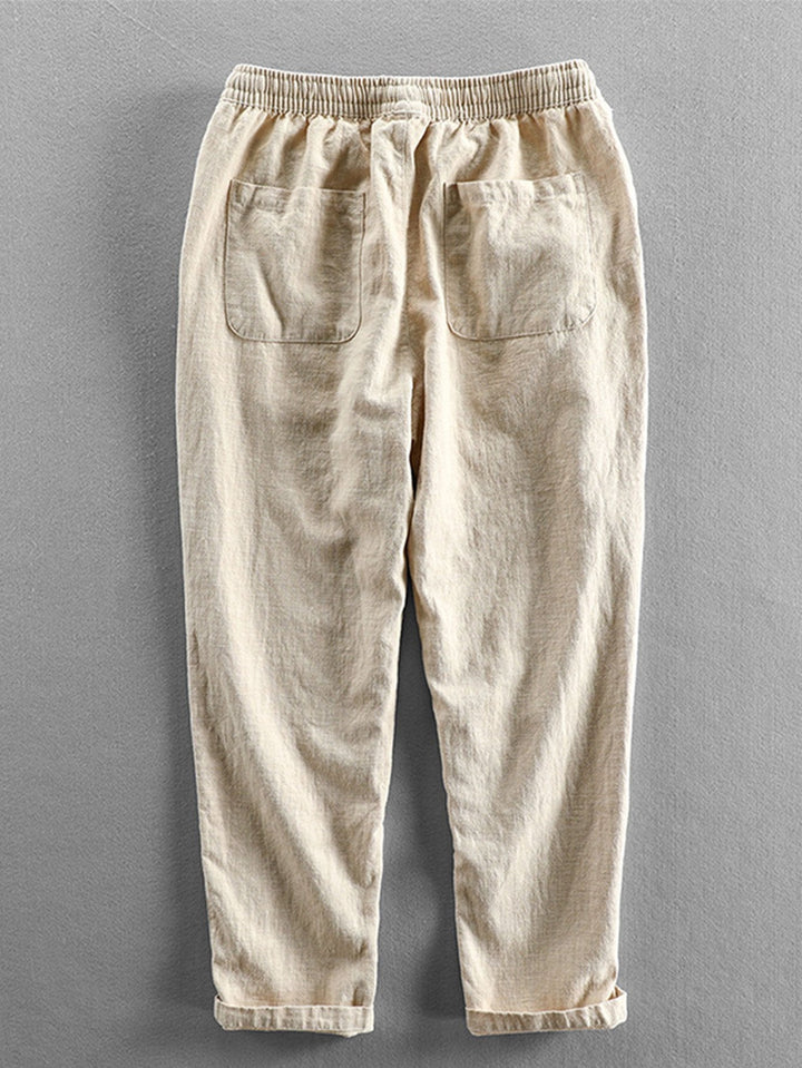 Levoire | Mélange De Lin Pantalon Cropped