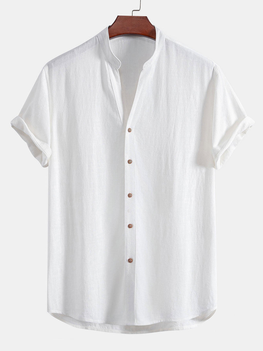 Levoire | Chemise D'Été En Lin Rayonne Blanc