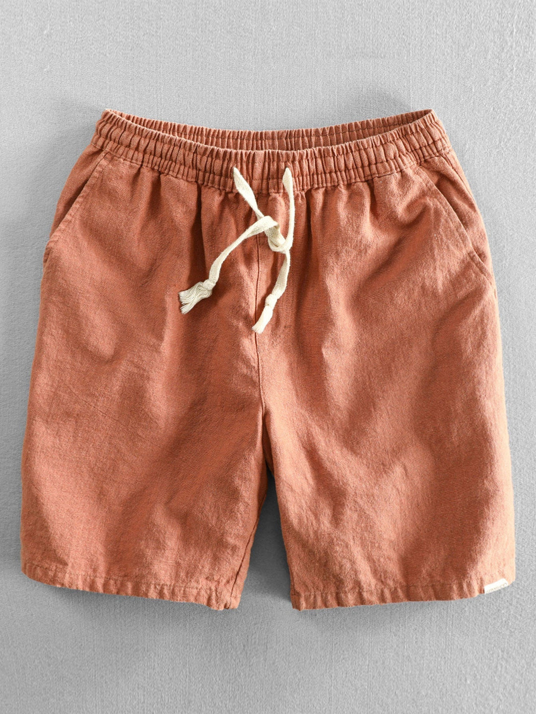 Levoire | Naturel Cordon De Serrage Pantalons Courts Orange