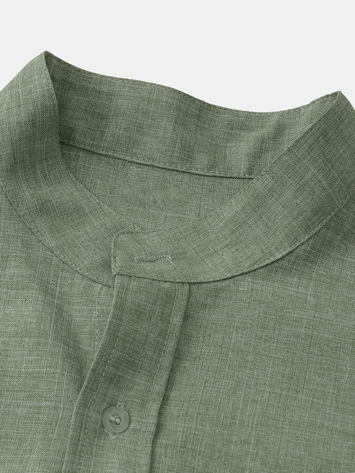 Levoire | Chemise À Poches Col Montant