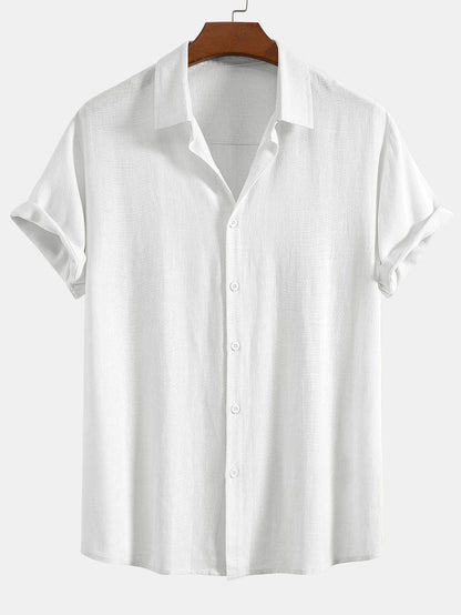 Levoire | Chemise En Mélange Lin Été Blanc