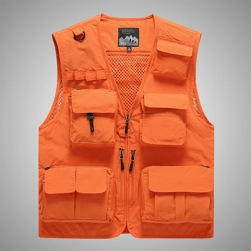 Levoire | Gilets tactiques robustes et fonctionnels pour hommes Excellente durabilité Orange