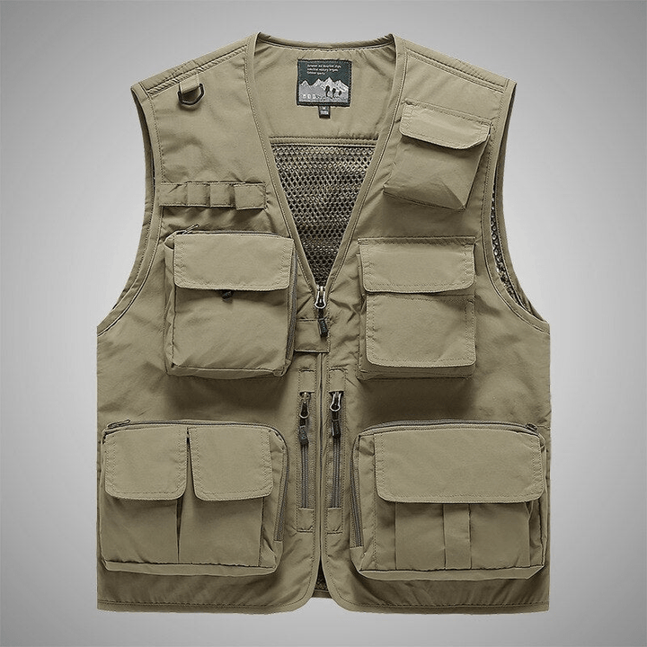 Levoire | Gilets tactiques robustes et fonctionnels pour hommes Excellente durabilité Khaki
