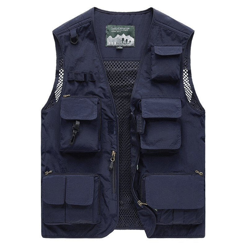 Levoire | Gilets tactiques robustes et fonctionnels pour hommes Excellente durabilité Bleu marine