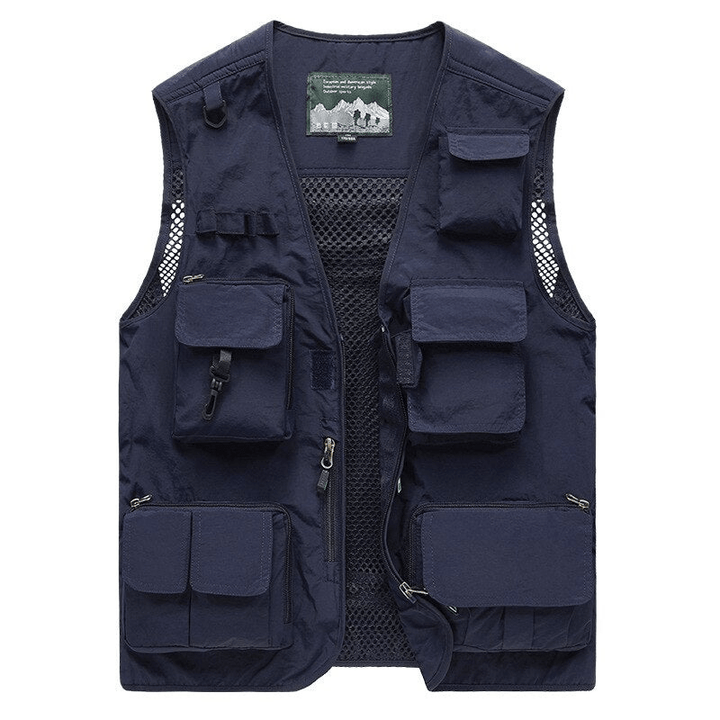 Levoire | Gilets tactiques robustes et fonctionnels pour hommes Excellente durabilité Bleu marine