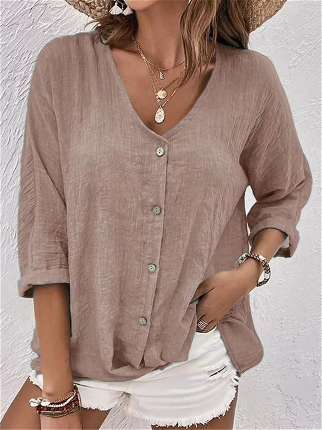 Levoire | Blouse De Jour Légère Et Sans Effort. Braun
