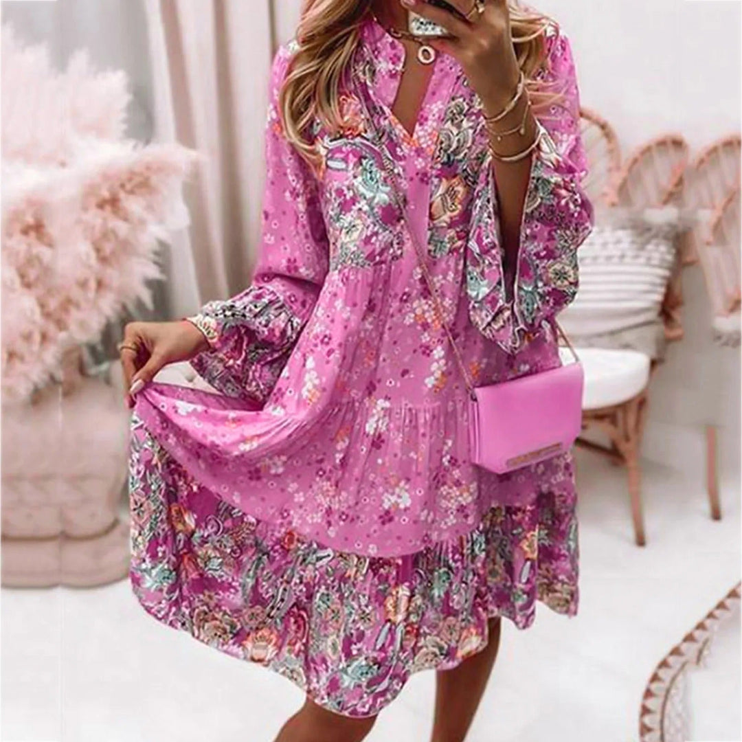 Levoire | Robe De Style Ethnique Avec Impression