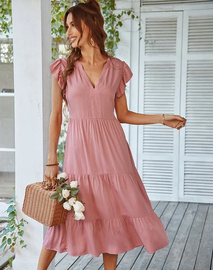 Levoire | Robe manches papillon femme