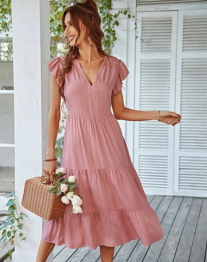 Levoire | Robe manches papillon femme