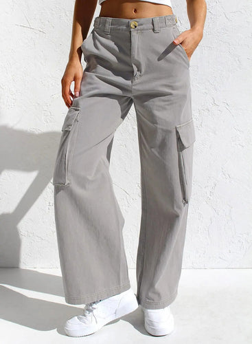 Levoire | Pantalons Cargo Baggy En Coton Avec Poches