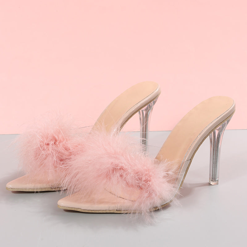 Levoire | Talons avec Plumes Élégantes et Confort Assuré pour Femmes