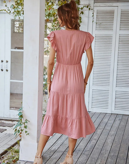 Levoire | Robe manches papillon femme