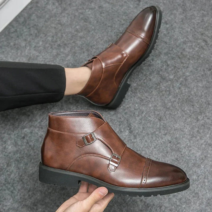 Levoire | Bottes En Cuir À Double Boucle