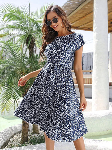 Levoire | Haut Taille Fleur Robe Femme