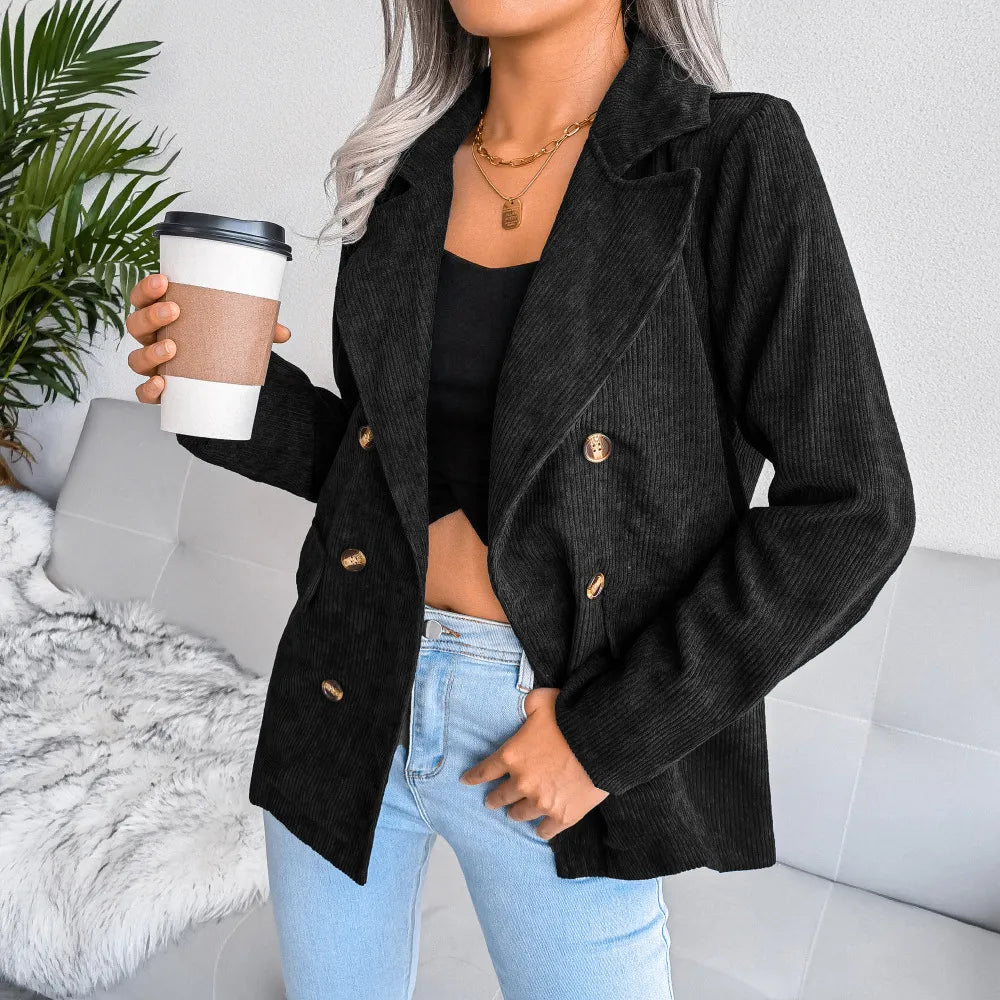 Levoire | Blazer Confortable Élégant, Polyvalent & Intemporel Noir