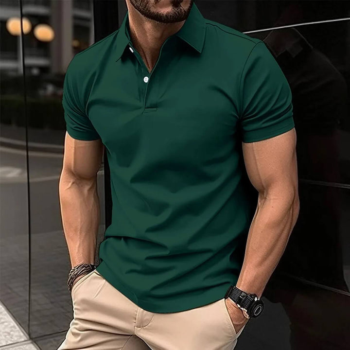 Levoire | T-Shirt Polo De Loisirs Pour Homme Bleu Vert