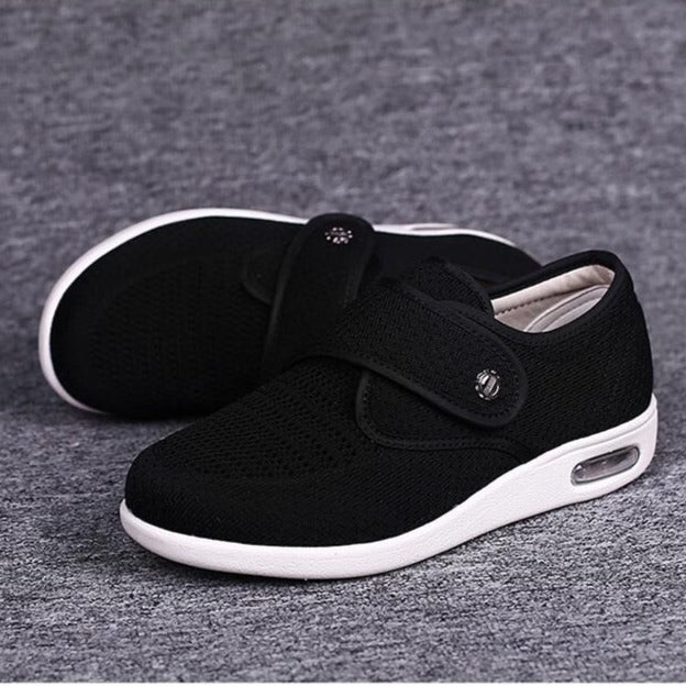 Levoire | Chaussures Orthopédiques En Largeur Pour Femmes Noir