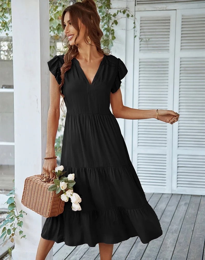 Levoire | Robe manches papillon femme