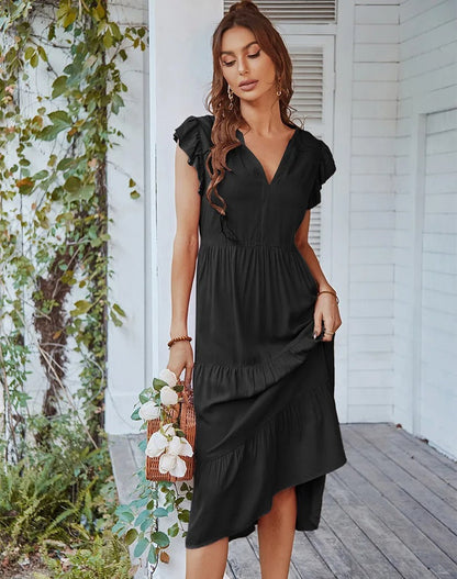 Levoire | Robe manches papillon femme