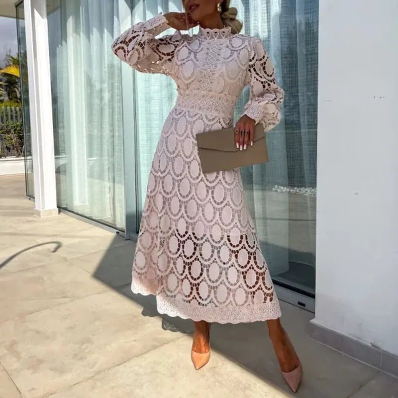 Levoire | Robe En Dentelle Élégante Pour Le Soir
