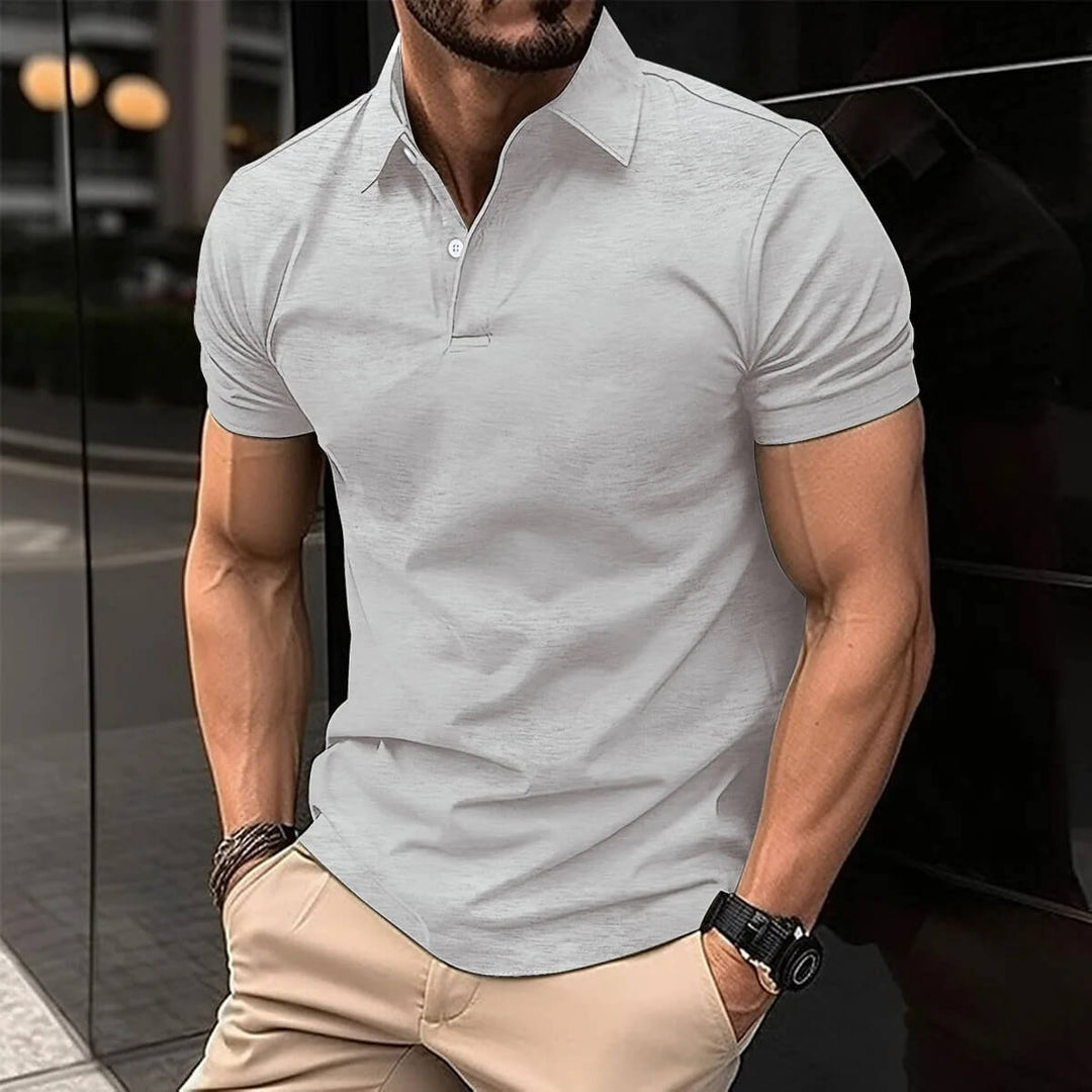 Levoire | T-Shirt Polo De Loisirs Pour Homme Gris