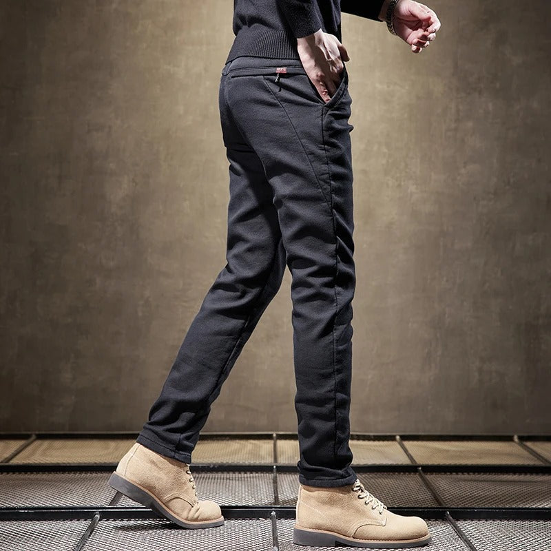 Levoire | Pantalon En Polaire Chic Pour Hommes