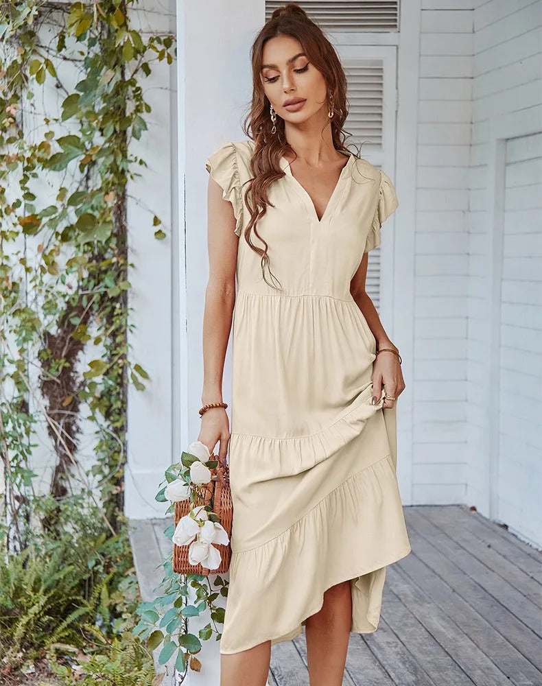 Levoire | Robe manches papillon femme