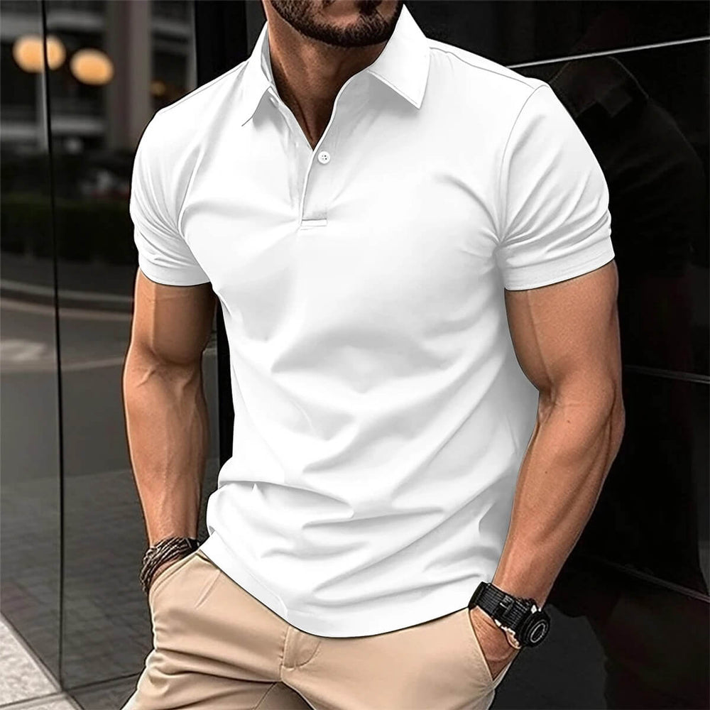 Levoire | Polo Pour Hommes Blanc