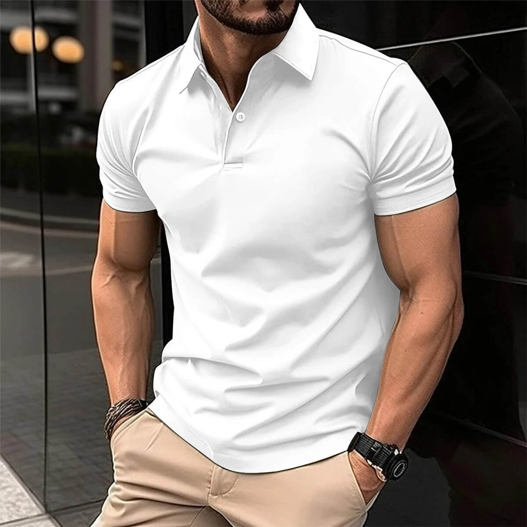Levoire | Polo Pour Hommes Blanc