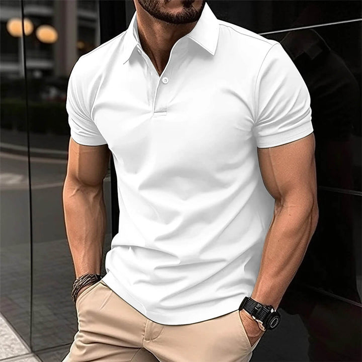Levoire | Polo Pour Hommes Blanc