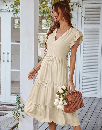 Levoire | Robe manches papillon femme