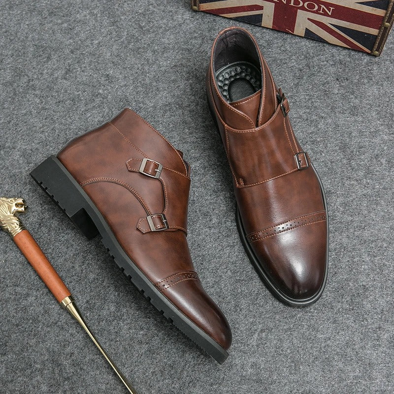 Levoire | Bottes En Cuir À Double Boucle