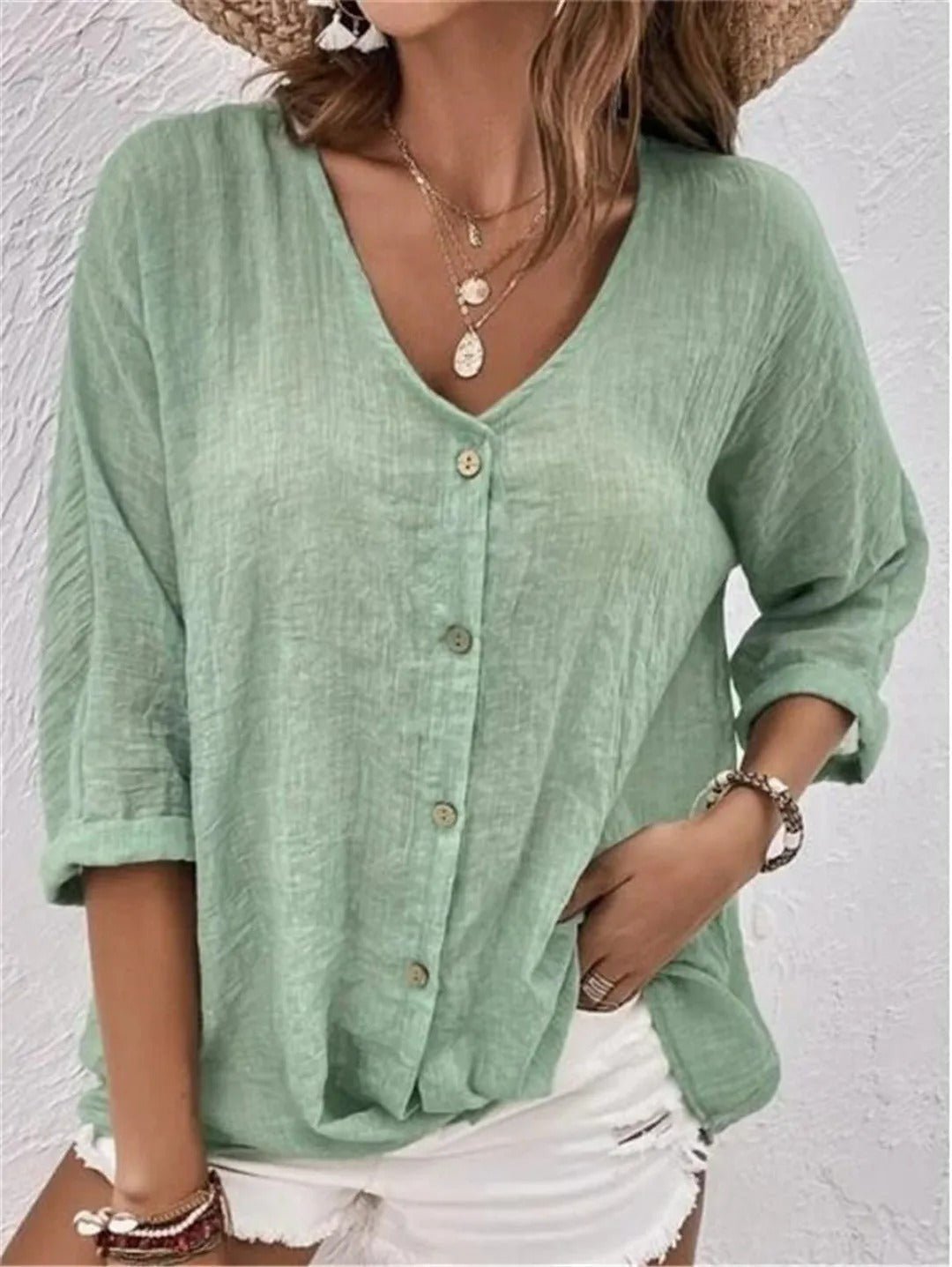 Levoire | Blouse De Jour Légère Et Sans Effort. Vert