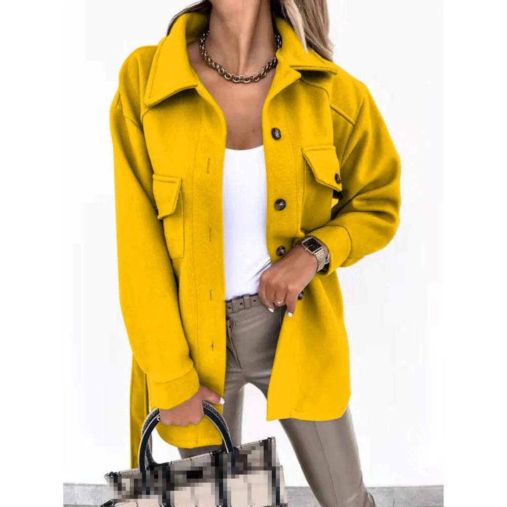 Levoire | Veste De Printemps Stylée Jaune