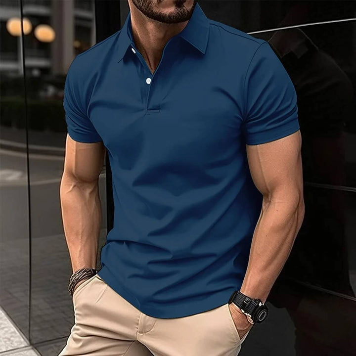 Levoire | T-Shirt Polo De Loisirs Pour Homme Bleu