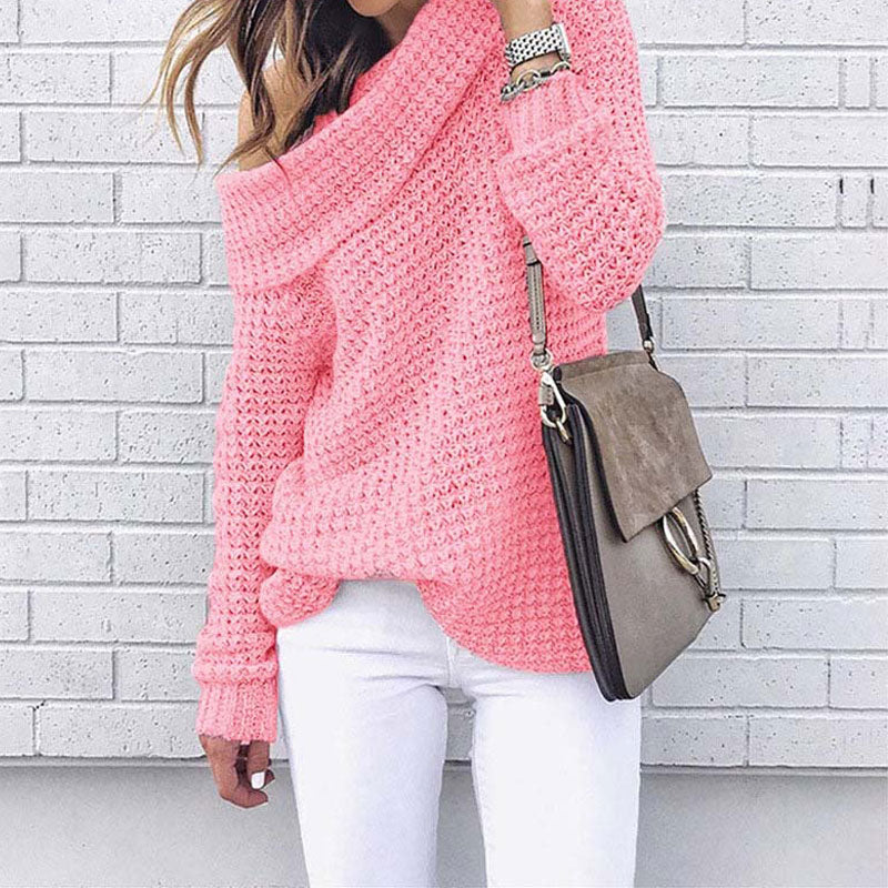 Levoire | Pull À Encolure Dégagée Rosa
