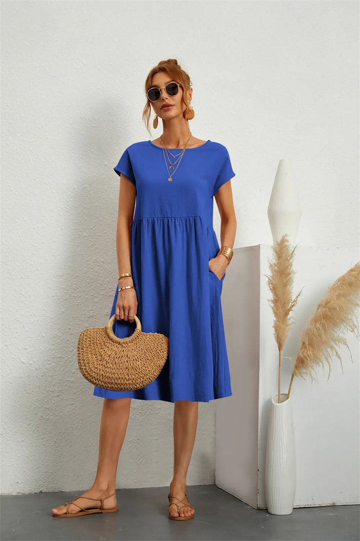 Levoire | Robe Élégante Et Stylée Bleu