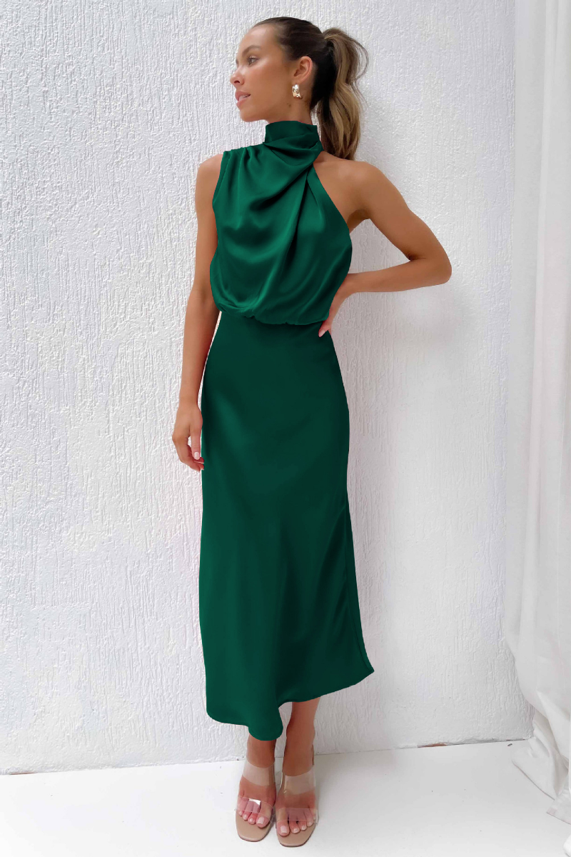 Levoire | Robe Midi Plissée Pour Femmes