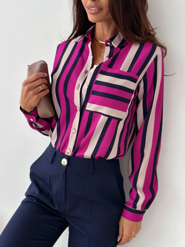 Levoire | Chemisier Satin Rosa