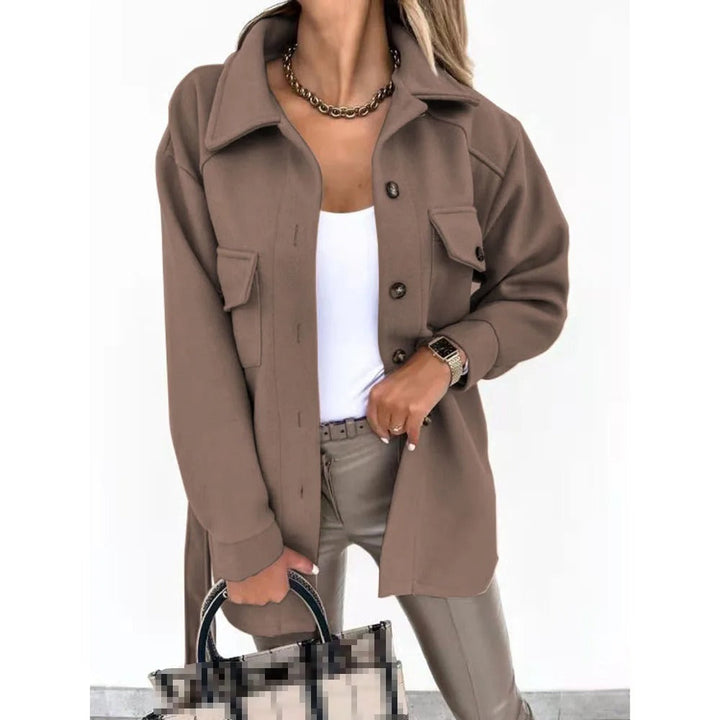 Levoire | Veste De Printemps Stylée Marron foncé