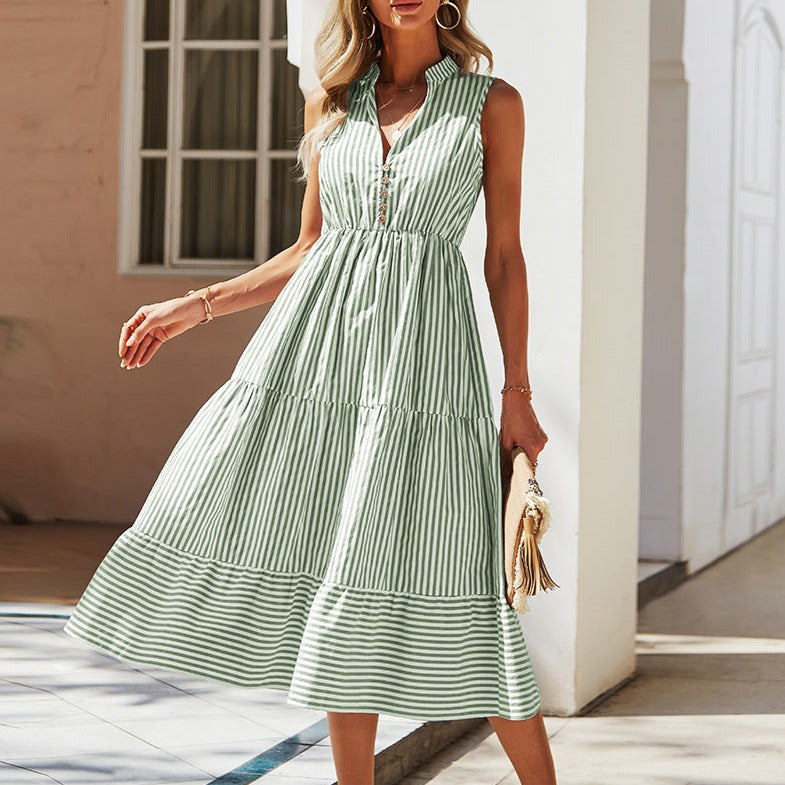 Levoire | Robe D'Été Confortable Pour La Journée Vert