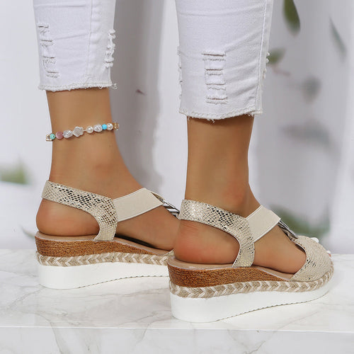 Levoire | Sandales Plates En Cuir Dt