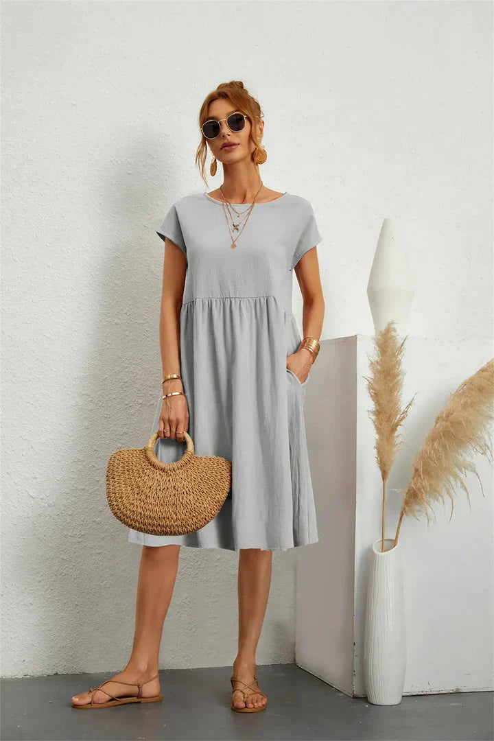 Levoire | Robe à bretelles fines Gris