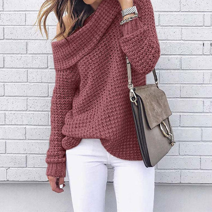 Levoire | Pull À Encolure Dégagée Braun