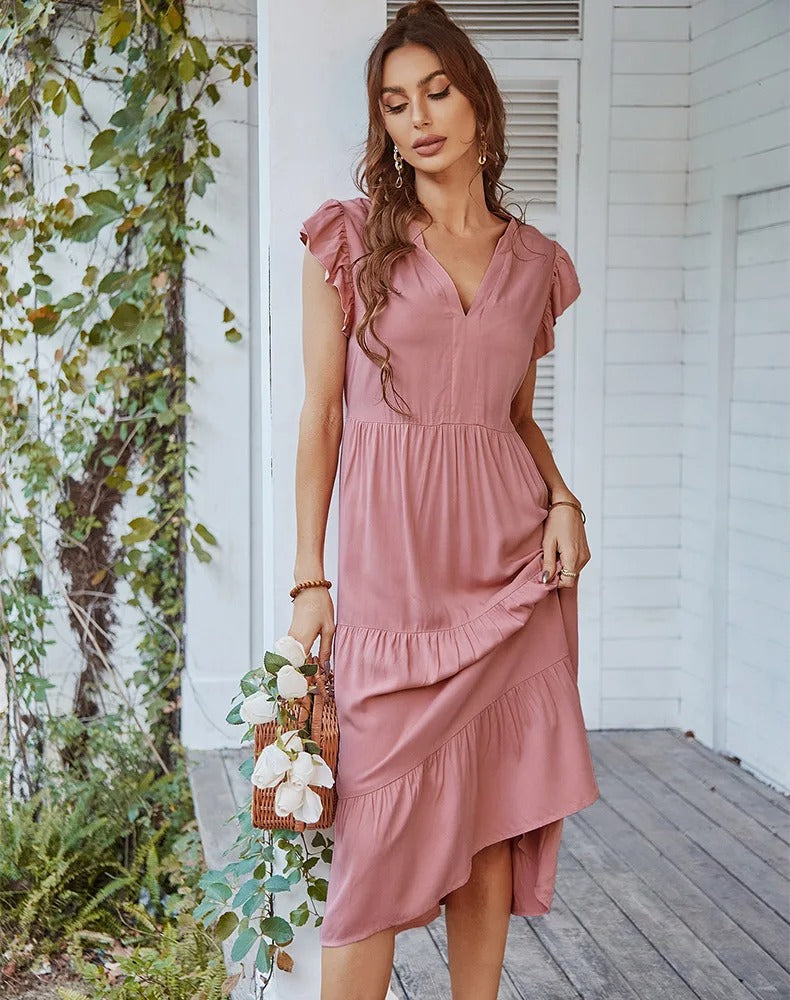 Levoire | Robe manches papillon femme