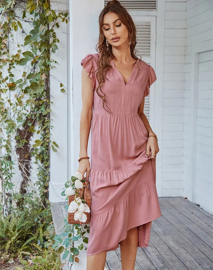 Levoire | Robe manches papillon femme