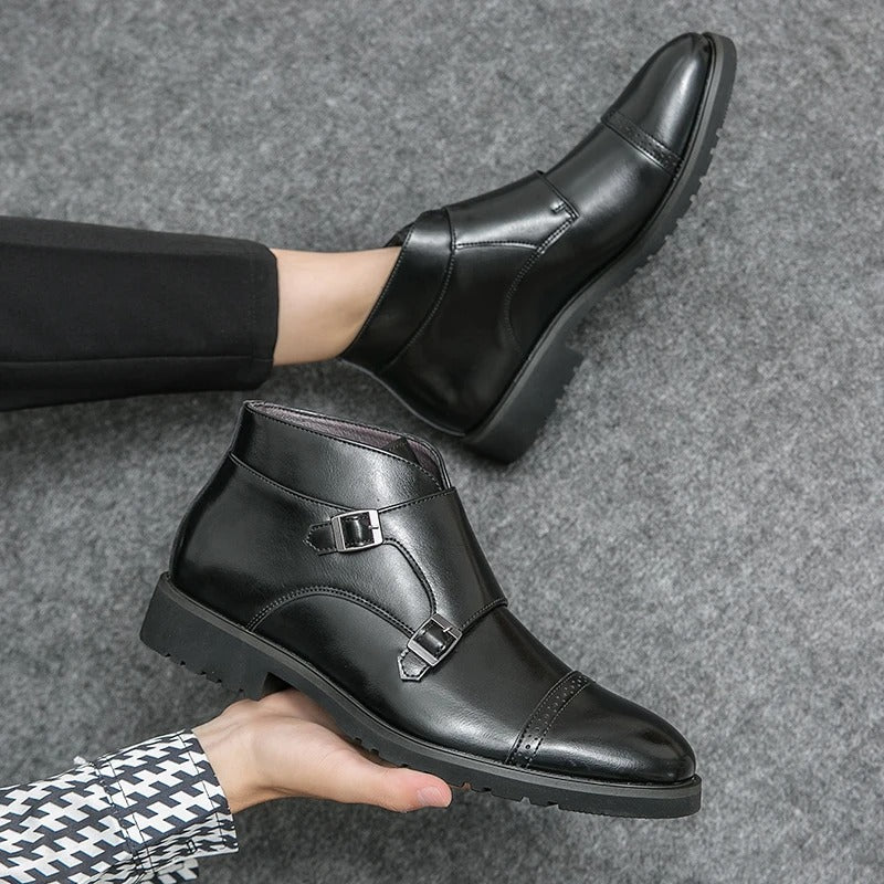 Levoire | Bottes en cuir à deux boucles