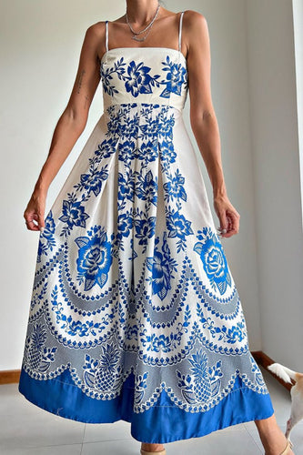 Levoire | Robe Midi Céramique Bleu