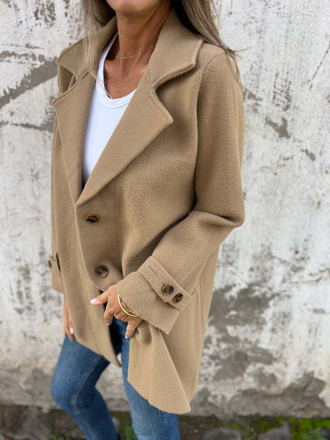 Levoire | Manteau En Laine À Revers